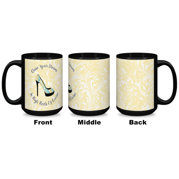 High Heels Coffee Mug - 15 oz - Black APPROVAL