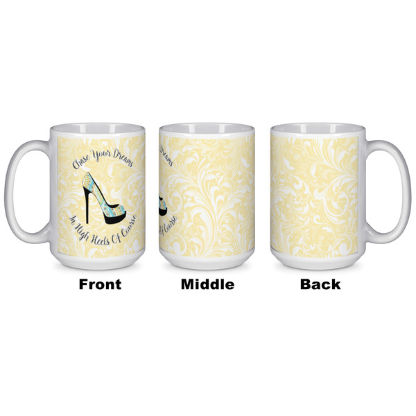 High Heels Coffee Mug - 15 oz - White APPROVAL