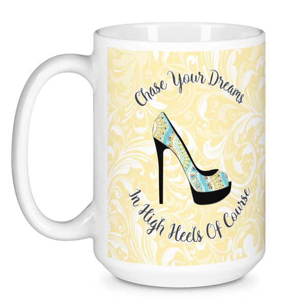 High Heels Coffee Mug - 15 oz - White