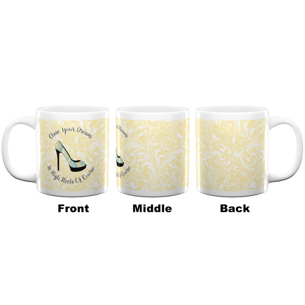 High Heels Coffee Mug - 20 oz - White APPROVAL