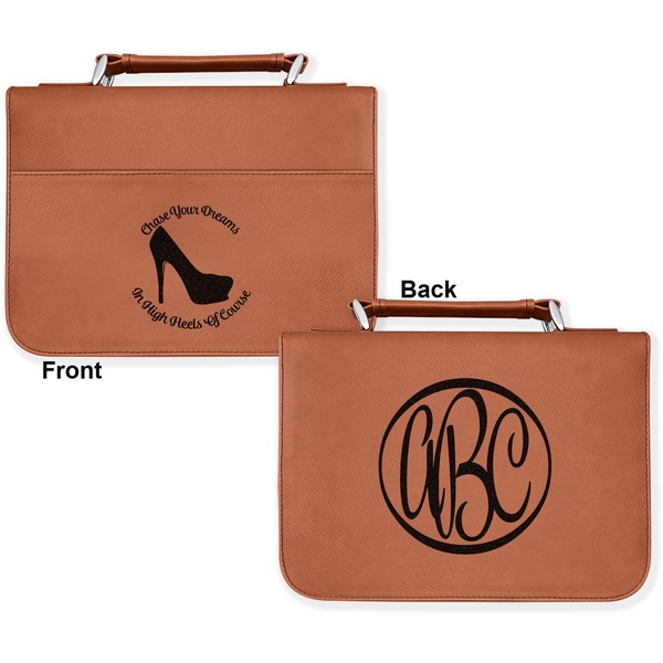 High Heels Cognac Leatherette Bible Covers - Large Double Sided Apvl