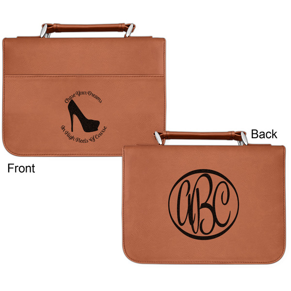 High Heels Cognac Leatherette Bible Covers - Small Double Sided Apvl