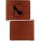 High Heels Cognac Leatherette Bifold Wallets - Front and Back Single Sided - Apvl