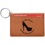 High Heels Leatherette Keychain ID Holder - Single Sided