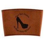 High Heels Leatherette Cup Sleeve