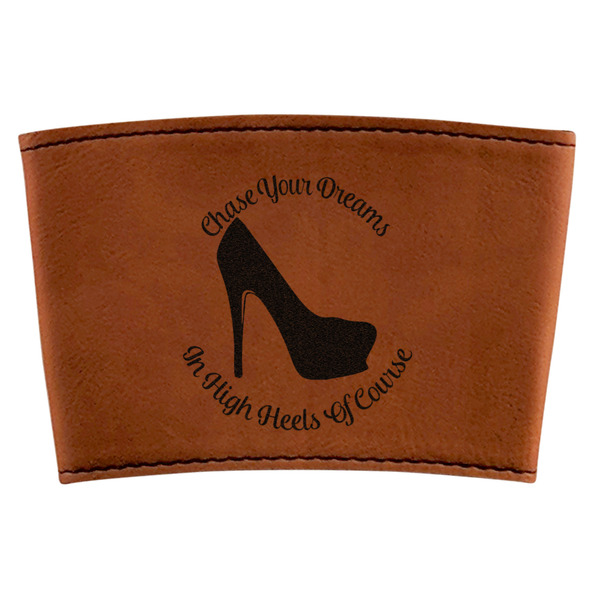 Custom High Heels Leatherette Cup Sleeve