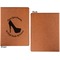 High Heels Cognac Leatherette Portfolios with Notepad - Large - Single Sided - Apvl
