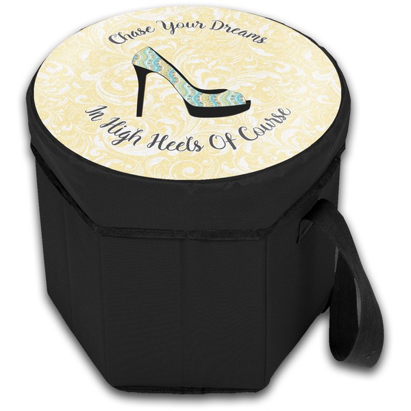 High Heels Collapsible Personalized Cooler & Seat (Closed)