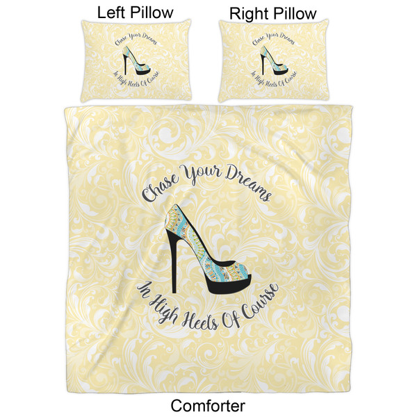 High Heels Comforter Set - Queen - Approval