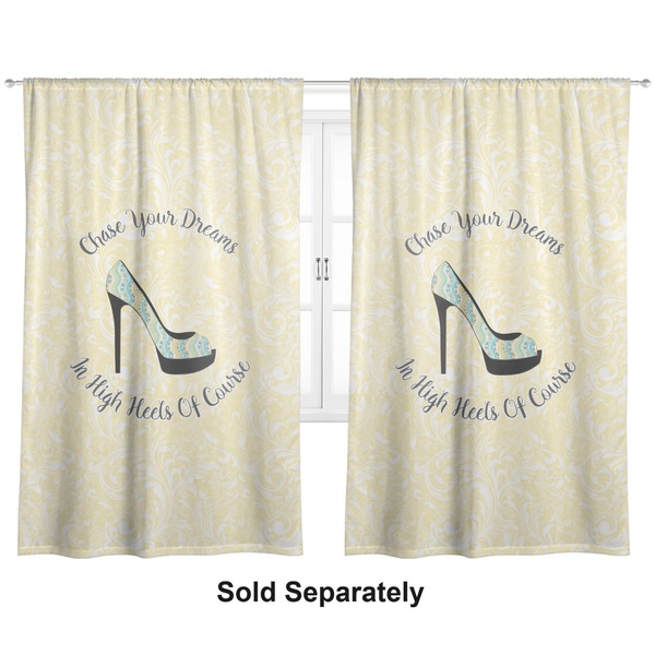 Custom High Heels Curtain Panel - Custom Size