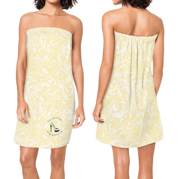 High Heels Custom Bath Wrap - Front & Back View