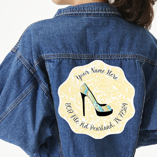 Custom High Heels Twill Iron On Patch - Custom Shape - 3XL
