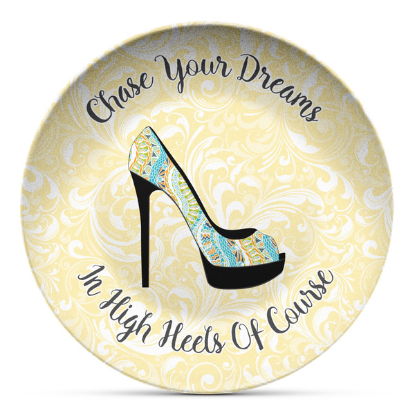 Custom High Heels Microwave Safe Plastic Plate - Composite Polymer