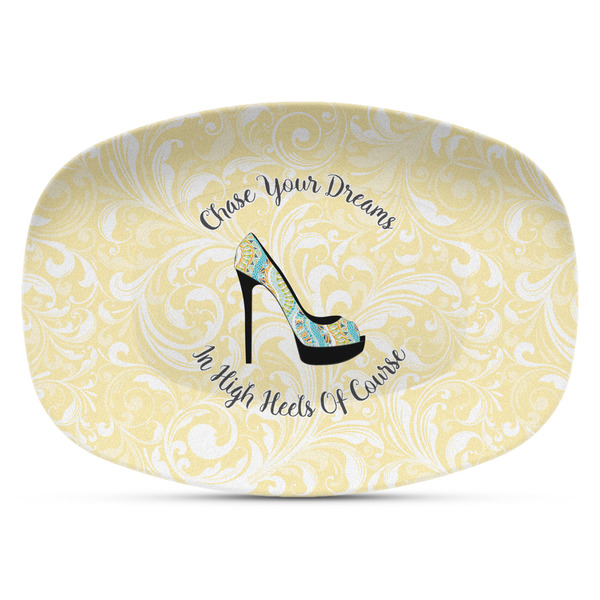 Custom High Heels Plastic Platter - Microwave & Oven Safe Composite Polymer