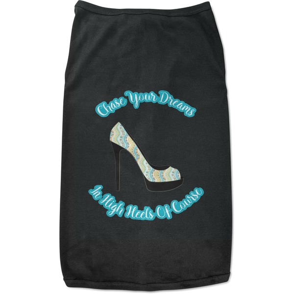 Custom High Heels Black Pet Shirt