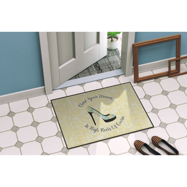 High Heels Door Mat Lifestyle
