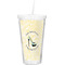 High Heels Double Wall Tumbler with Straw