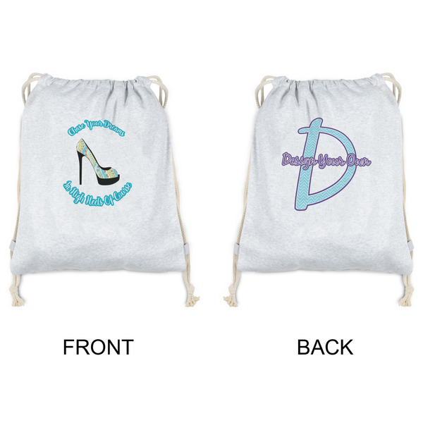 High Heels Drawstring Backpacks - Sweatshirt Fleece - Double Sided - APPROVAL