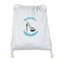 High Heels Drawstring Backpack - Sweatshirt Fleece - Double Sided