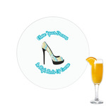 High Heels Printed Drink Topper - 2.15"