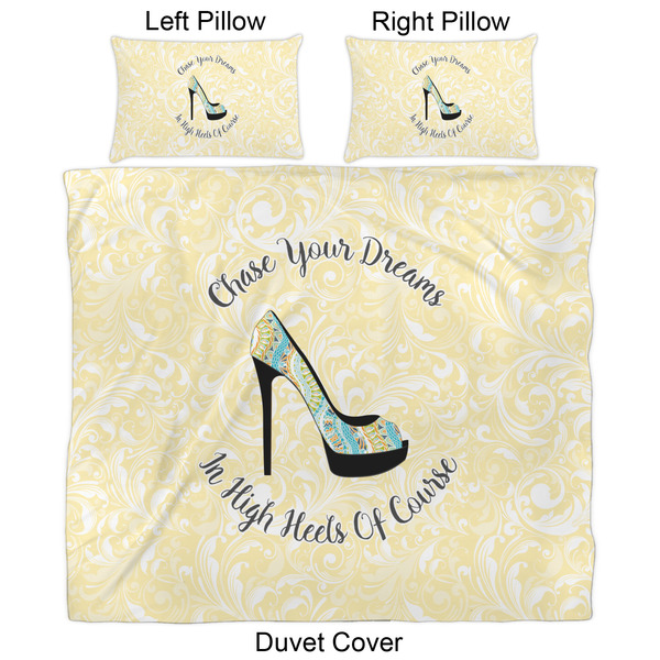 High Heels Duvet Cover Set - King - Approval