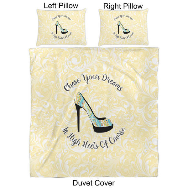High Heels Duvet Cover Set - Queen - Approval