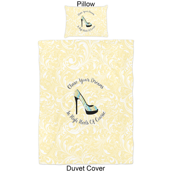 High Heels Duvet Cover Set - Twin - Approval