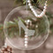 High Heels Engraved Glass Ornament