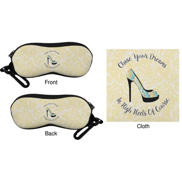 High Heels Eyeglass Case & Cloth (Approval)