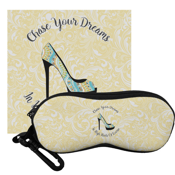Custom High Heels Eyeglass Case & Cloth