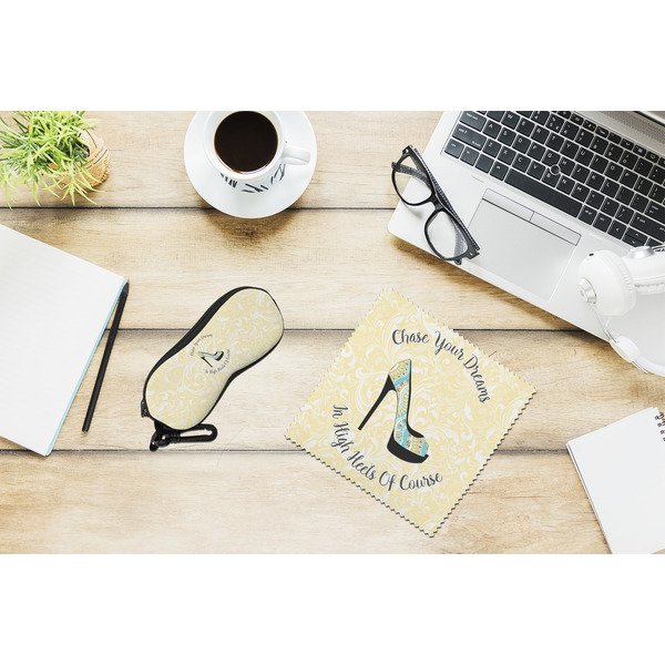 High Heels Eyeglass Case and Cloth Set - LIFESTYLE