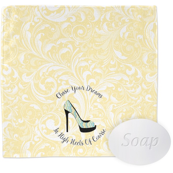 High Heels Wash Cloth with soap
