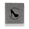 High Heels Leather Binder - 1" - Grey - Front View