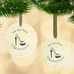 High Heels Flat Glass Ornament