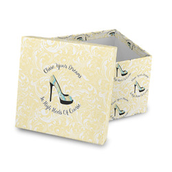 High Heels Gift Box with Lid - Canvas Wrapped