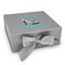 High Heels Gift Boxes with Magnetic Lid - Silver - Front