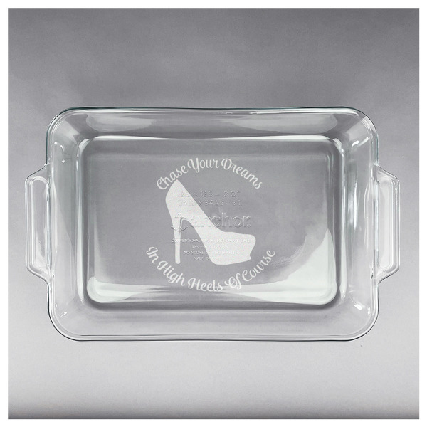 High Heels Glass Baking Dish - APPROVAL (13x9)