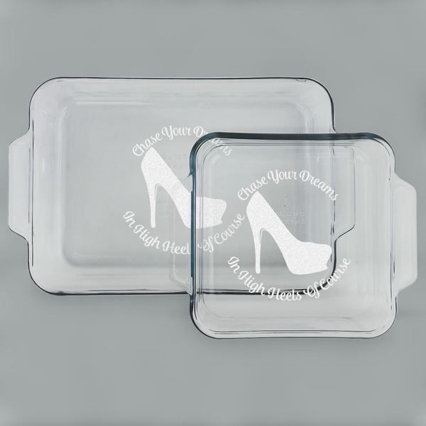 High Heels Glass Baking Dish Set - MAIN (set)
