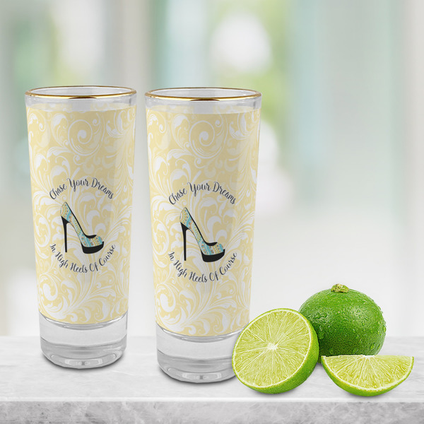 High Heels Glass Shot Glass - 2 oz - LIFESTYLE