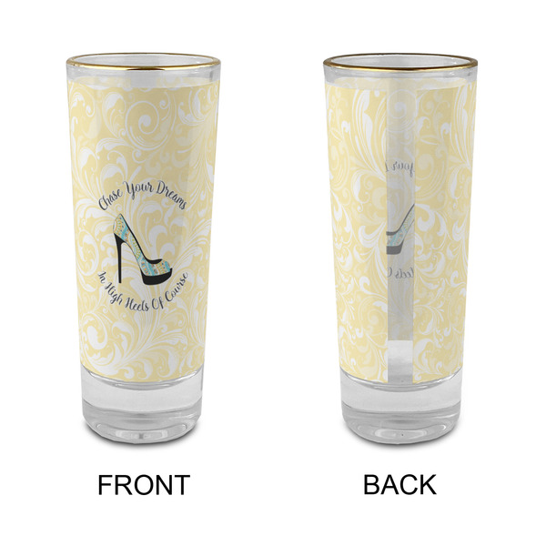 High Heels Glass Shot Glass - 2 oz - Single - APPROVAL