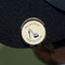 High Heels Golf Ball Marker Hat Clip - Gold - On Hat