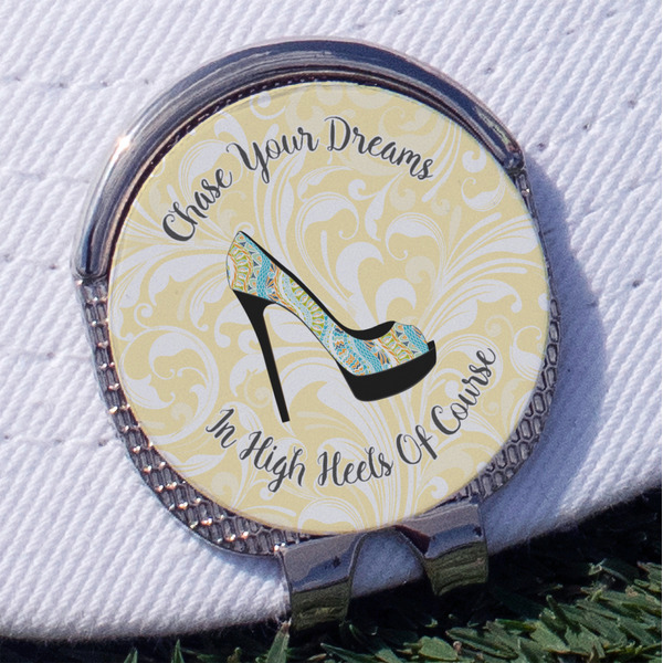 Custom High Heels Golf Ball Marker - Hat Clip
