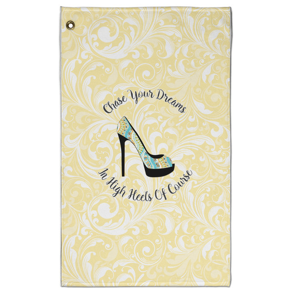 Custom High Heels Golf Towel - Poly-Cotton Blend - Large