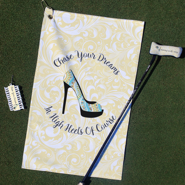 Custom High Heels Golf Towel Gift Set
