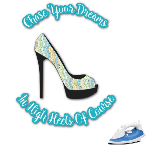 Custom High Heels Graphic Iron On Transfer - Up to 9"x9"