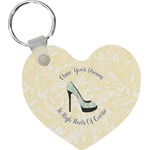 High Heels Heart Plastic Keychain