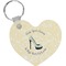 High Heels Heart Plastic Keychain