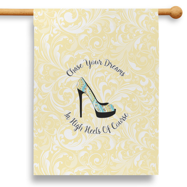 Custom High Heels 28" House Flag - Single Sided