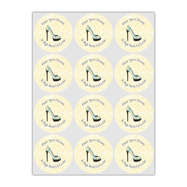 High Heels Icing Circle - Small - Set of 12