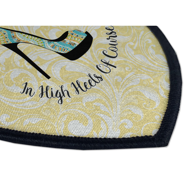 High Heels Iron on Shield 3 Detail